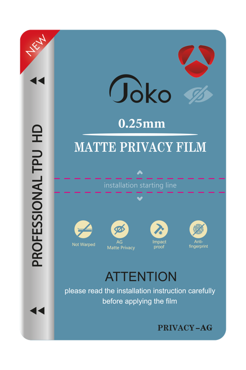 TPU 0.25MM HD Makine Mat Hayalet Ekran Koruyucu