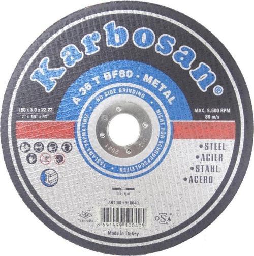 910040 A 36 T BF80 Metal Kesme Diski 180x3.0x22.23mm