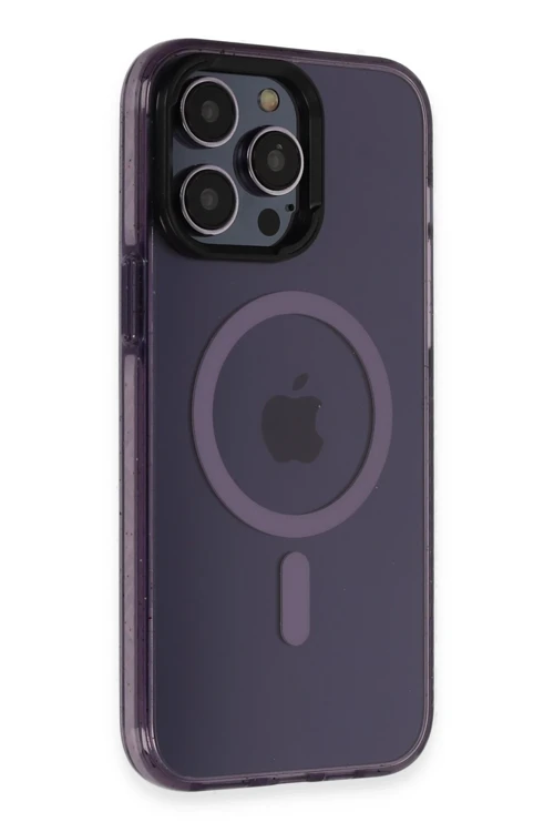 Apple iPhone 14 Pro Kılıf Tigra Magsafe Kapak - Derin Mor