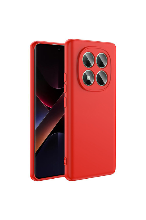 Poco X7 Kılıf Mara Lansman Kapak - Kırmızı
