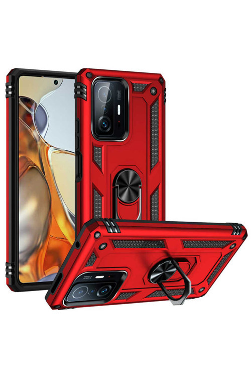 Mi 11T 5G Kılıf Vega Kapak - Kırmızı