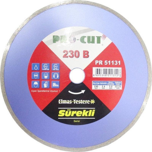 Pro-Cut PR51131 230B Daire Testere 230mm - Seramik, Porselen, Cam