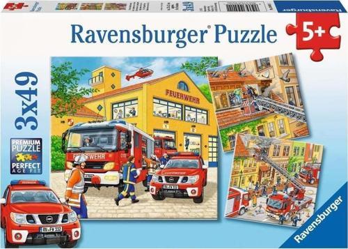 3x49 Parça Puzzle İtfaiye 094011