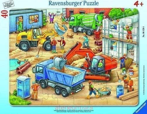 40 Parça Puzzle İş Makinaları 061204