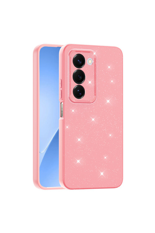 Xiaomi Redmi 15 Kılıf Kamera Korumalı Simli Silikon Üstün Koruma Butam