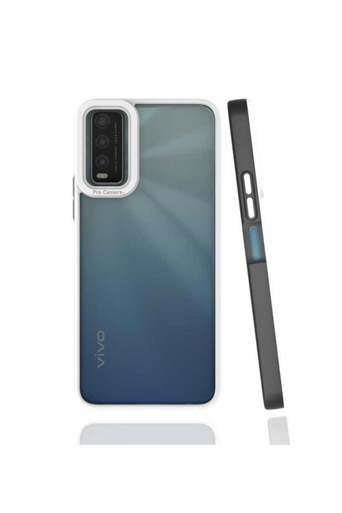 Vivo Y20S Kılıf Mima Kapak - Siyah