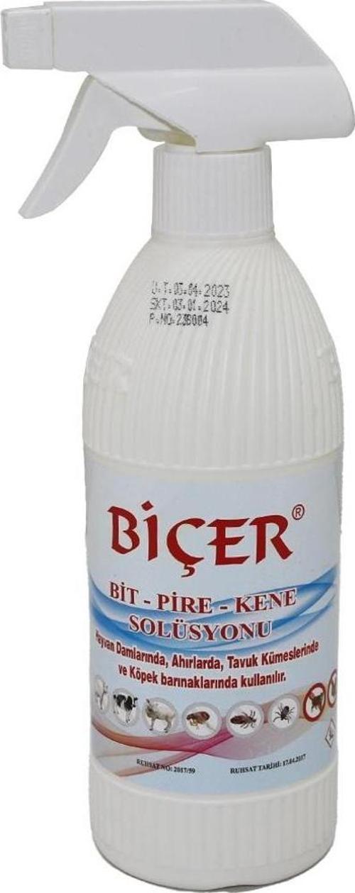 BİT-PİRE-KENE SOLÜSYONU SPREY 500ML BEYAZ PLASTİK ŞİŞE (2818)
