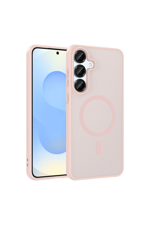 Galaxy A57 Kılıf M-Safe Şarj Özellikli Btbm Babet Kapak - Pembe