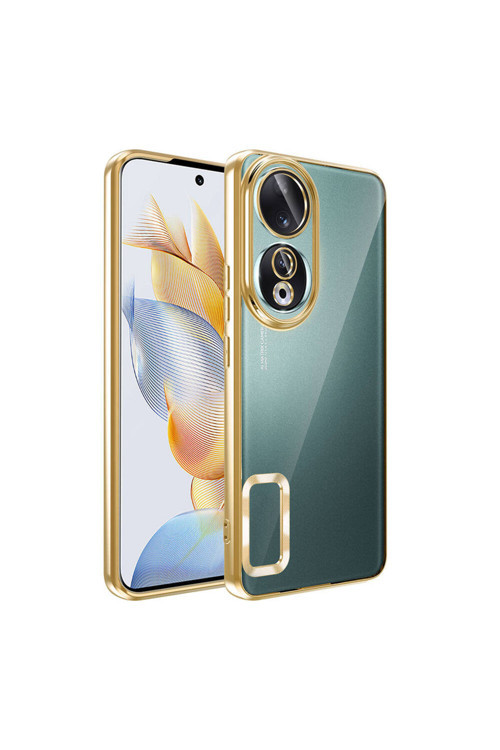 Honor 90 Kılıf Kamera Lens Korumalı Logo Gösteren İnce Hafif Butam