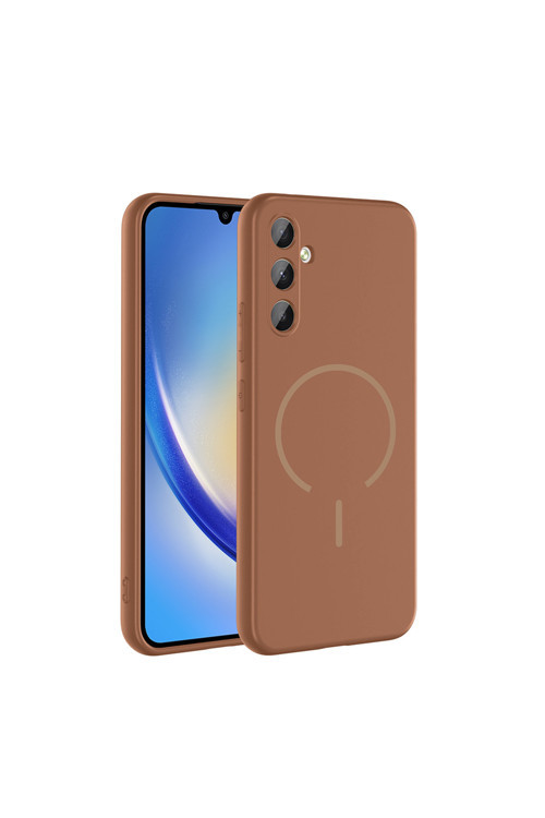 Galaxy A34 Kılıf Magsafe Destekli Kamera Korumalı Yumuşak Silikon Butam