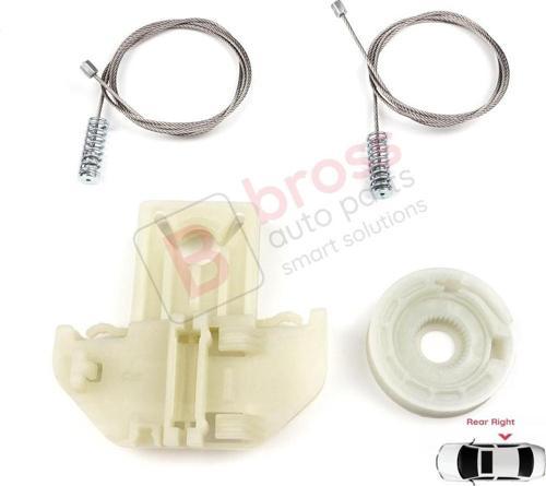 Ford Focus MK1 1998-2005 4/5 Kapı Hatchback Sedan Wagon 1138203 İçin Arka Sağ Cam Kriko Tamir Seti