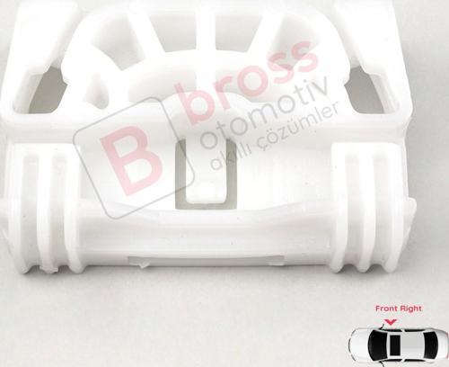 Mercedes Vito Viano Mixto MK2 W639 2011-2014 6397200546 İçin Ön  Sağ Kapı Cam Kriko Tamir Plastiği