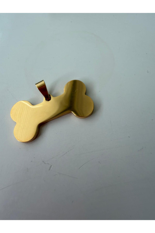 Kişiye Özel Tasarım Lazer İşleme Yazı ,Tarih ve Resim İşlenebilir Çelik Köpek Künyesi