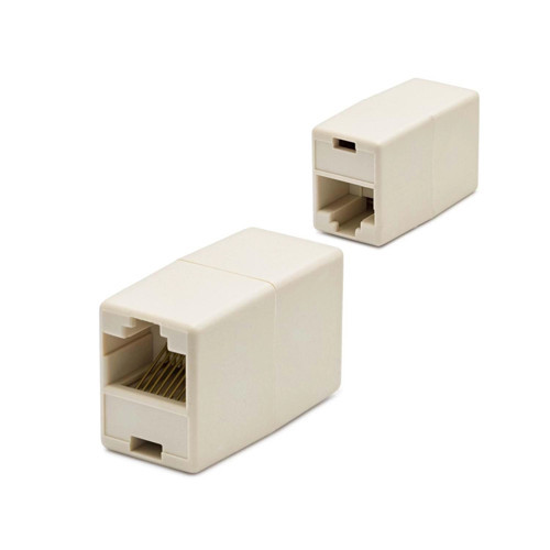 RJ45 To RJ45 Uzatma Adaptör Krem 10 Adet