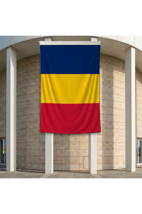 Romanya Ülke Bayrağı 140gr Premium Raşel Kumaş 200x300 cm