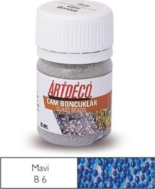 Cam Boncuklar Mavi