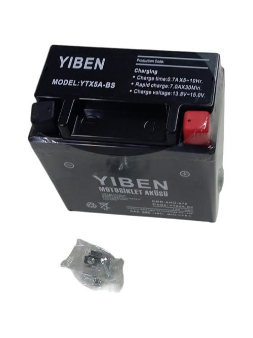 Yiben 12V 5AH YATIK AKÜ DIO