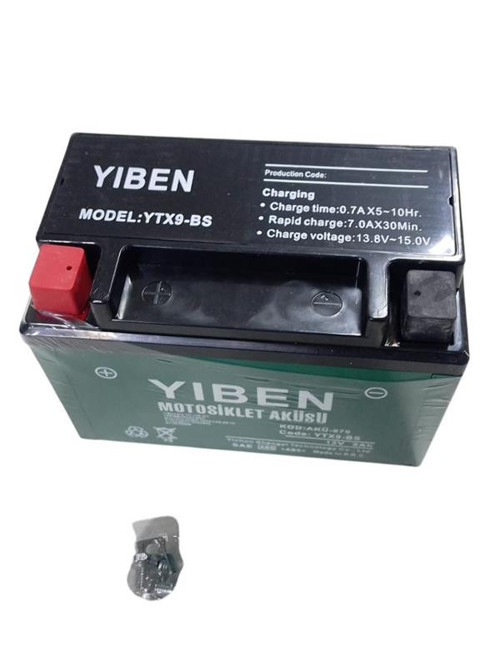 Yiben 12V 9AH YATIK AKÜ Maxi Scooter