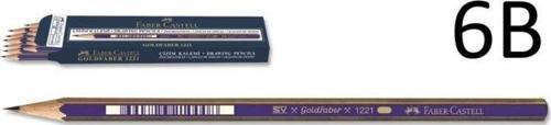 Faber-Castell Goldfaber 1221 Dereceli Kalem 6B 12'li KUTU