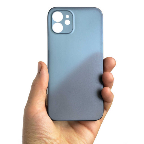 iPhone 12 Uyumlu NVTH 1.Kalite PP Silikon-Saks Mavi