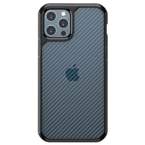 iPhone 12 Pro Uyumlu NVTH İnoks Kılıf-Siyah