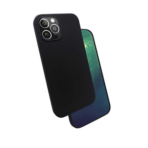 iPhone 12 Pro Uyumlu NVTH Silk Silikon-Siyah