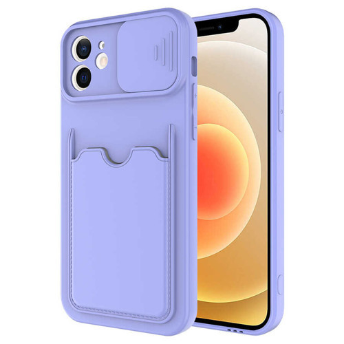 iPhone 12 Mini Uyumlu NVTH Kartix Kılıf-Lila