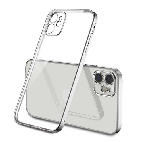 iPhone 12 Uyumlu NVTH Gbox Kılıf-Gümüş