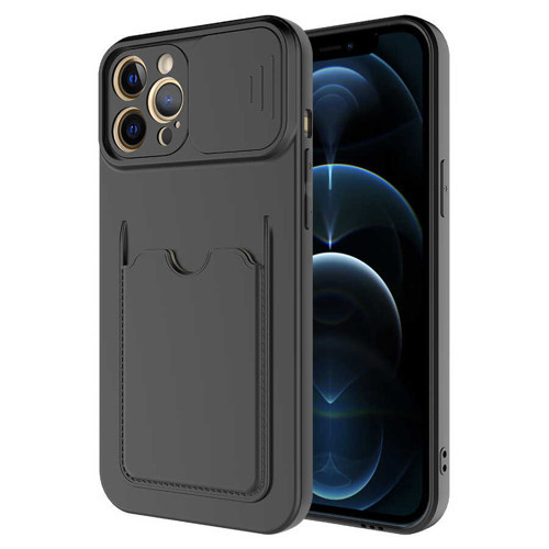 iPhone 12 Pro Max Uyumlu NVTH Kartix Kılıf-Siyah