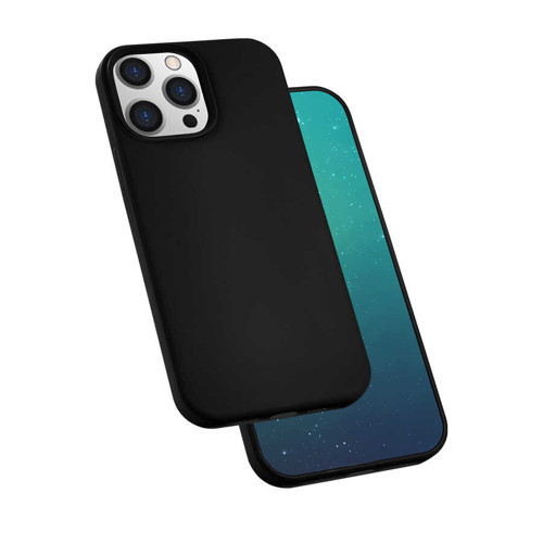 iPhone 13 Pro Max Uyumlu NVTH Silk Silikon-Siyah
