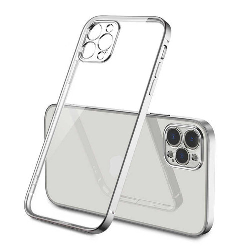 iPhone 12 Pro Max Uyumlu NVTH Gbox Kılıf-Gümüş