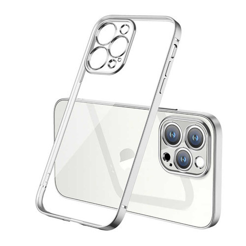 iPhone 13 Pro Max Uyumlu NVTH Gbox Kılıf-Gümüş