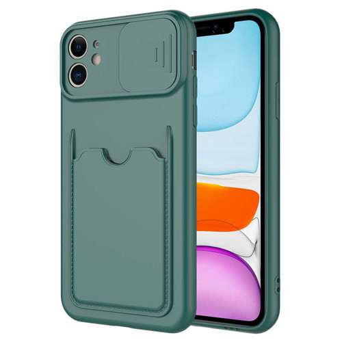 iPhone 11 Uyumlu NVTH Kartix Kılıf-Koyu Yeşil