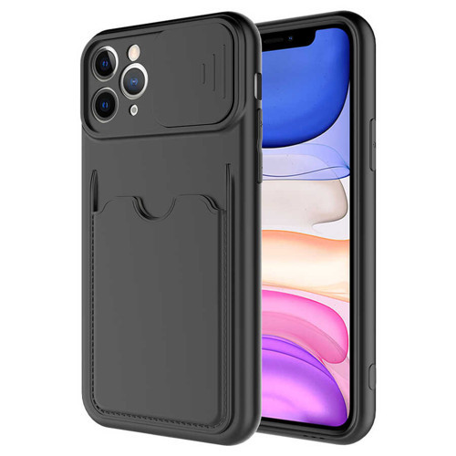 iPhone 11 Pro Max Uyumlu NVTH Kartix Kılıf-Siyah