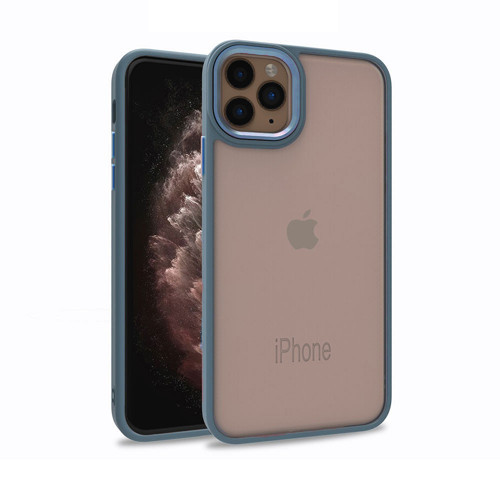 iPhone 12 Pro Uyumlu NVTH Flora Kılıf-Sierra Mavi
