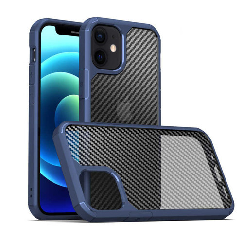 iPhone 12 Pro Uyumlu NVTH İnoks Kılıf-Mavi