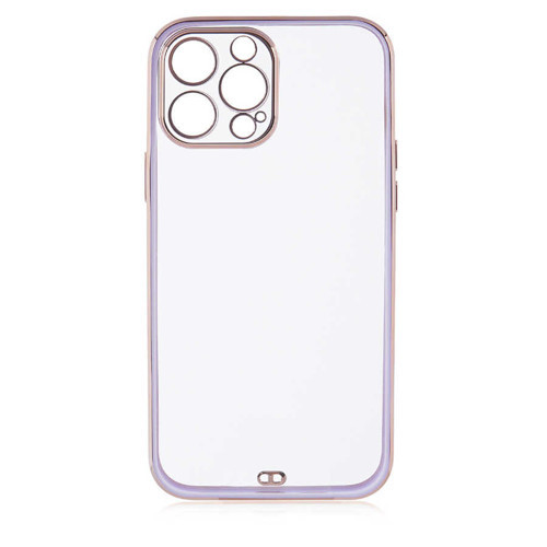 iPhone 13 Pro Max Uyumlu NVTH Voit Clear Kılıf-Lila