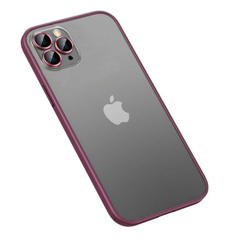 iPhone 13 Pro Max Uyumlu NVTH Retro Kılıf-Koyu Mor