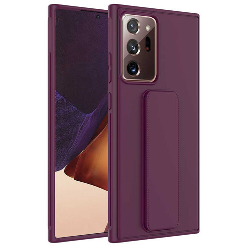 Galaxy Note 20 Ultra Uyumlu NVTH Qstand Kılıf-Mürdüm