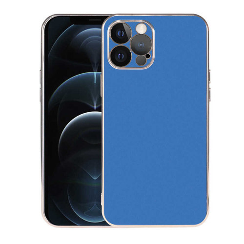 iPhone 12 Pro Uyumlu NVTH Viyana Kılıf-Saks Mavi
