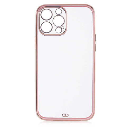 iPhone 12 Pro Max Uyumlu NVTH Voit Clear Kılıf-Pembe