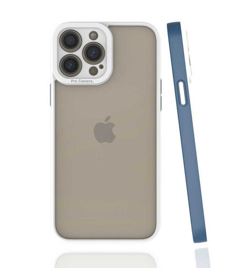 iPhone 13 Pro Max Uyumlu NVTH Mima Kılıf-Lacivert