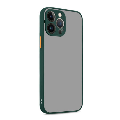 iPhone 13 Pro Max Uyumlu NVTH Hux Kılıf-Koyu Yeşil