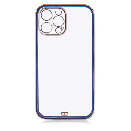 iPhone 12 Pro Max Uyumlu NVTH Voit Clear Kılıf-Lacivert