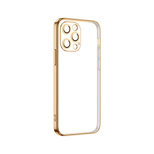 iPhone 12 Pro Max Uyumlu NVTH Krep Kılıf-Gold