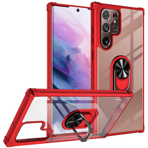 Galaxy S22 Ultra Uyumlu NVTH Mola Kılıf-Kırmızı