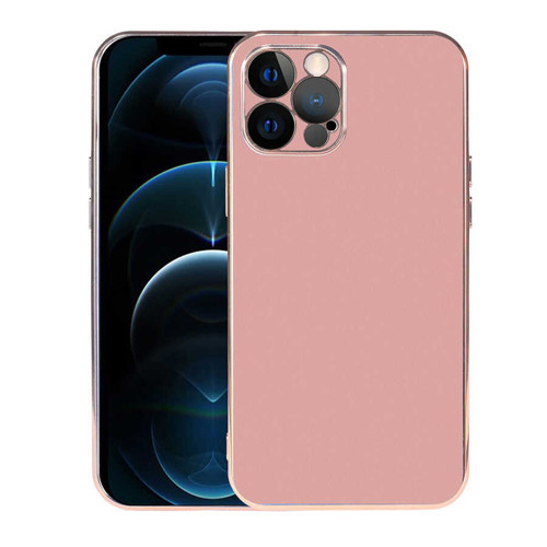 iPhone 12 Pro Uyumlu NVTH Viyana Kılıf-Rose Gold