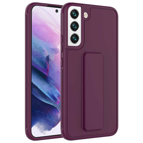 Galaxy S22 Plus Uyumlu NVTH Qstand Kılıf-Mürdüm