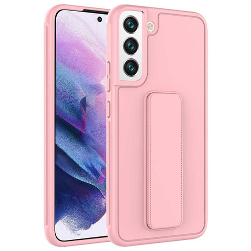 Galaxy S22 Plus Uyumlu NVTH Qstand Kılıf-Pembe