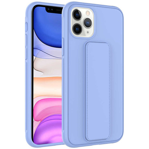 iPhone 11 Pro Max Uyumlu NVTH Qstand Kılıf-Lila